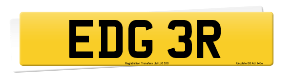 Registration number EDG 3R